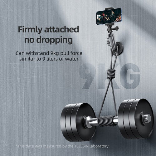 TELESIN CMM-001 MAGNETIC BASE CAMERA SUCTION CUP MOUNT FOR CAMERA ACTION CAMERA