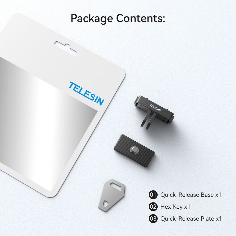 TELESIN S7-JBK-18-TIS MAGNETIC QUICK RELEASE MOUNT FOR X5 X4 X3 ACE PRO AND ACE PRO 2