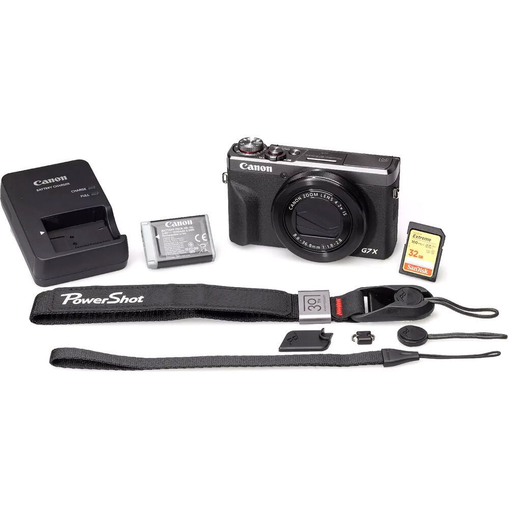 Canon Powershot G7X MK III 30th Anniversary Edition Graphite with Accessories Kit G7X MK 3 G7XMK3