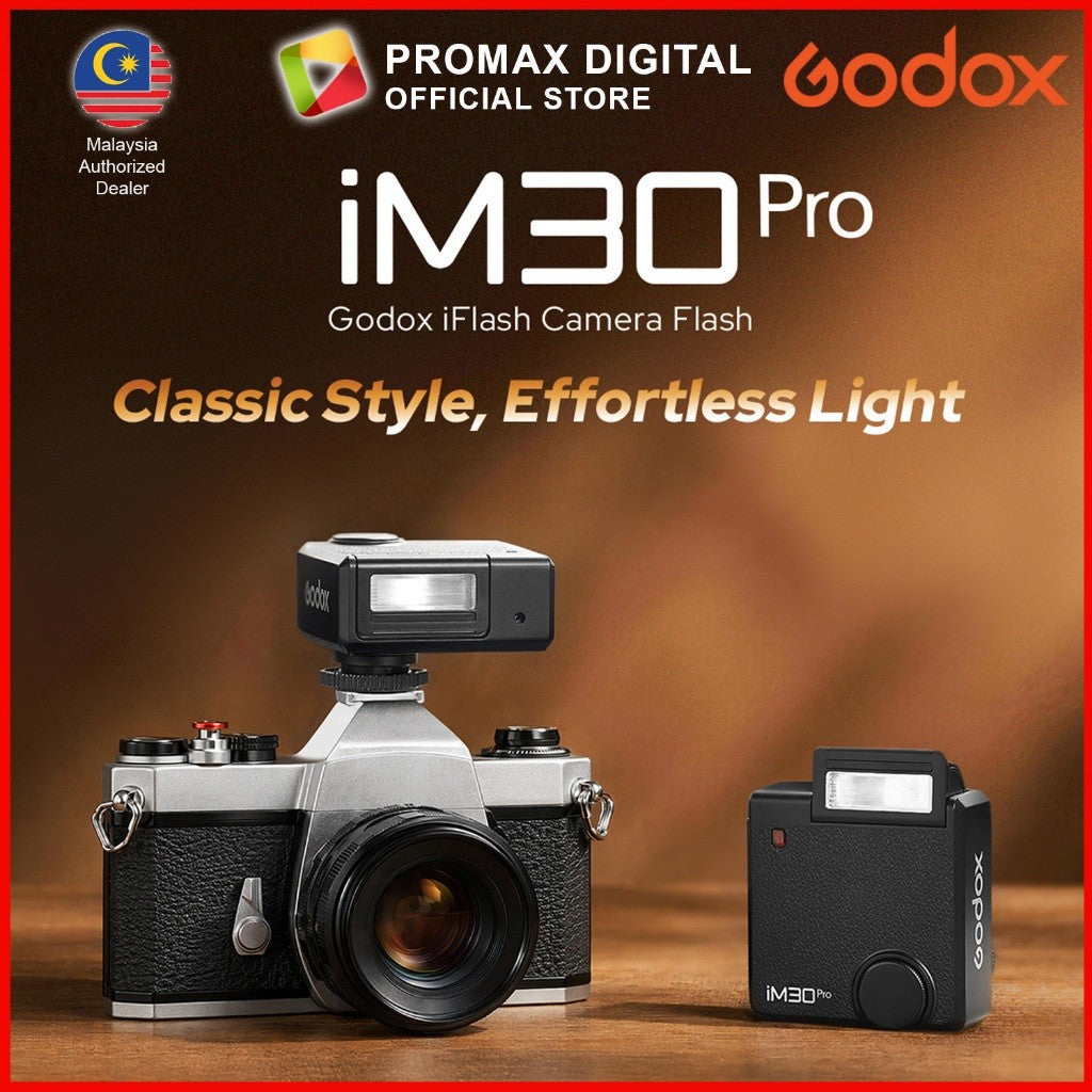 Godox iM30Pro iFlash Mini Camera Flash Universal Mount with MA01 Magnetic Filter Kit iM30 Pro