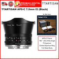 TTArtisan APS-C 7.5mm f2 Fisheye Wide Angle Lens for E X and RF Mount Manual Focus Full Frame