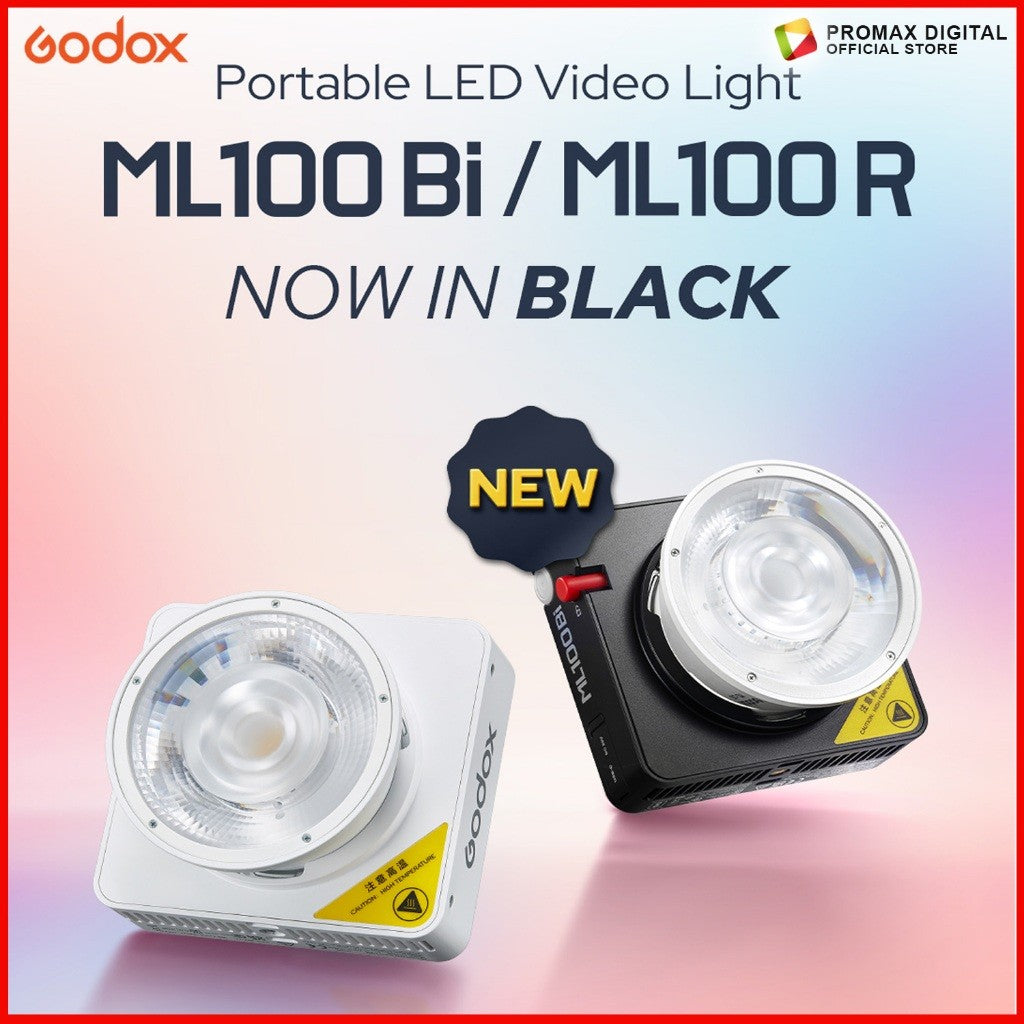 Godox ML100Bi ML100 BI Bi-Color Portable LED Light outdoor and indoor (2800-6500K CCT)