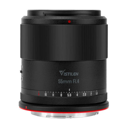 Vistilen 55mm f1.4 APS-C Auto Focus STM Lens for EFR (RF) Mount Cameras 55MM RF rf