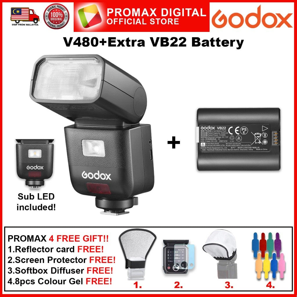 GODOX V480 C / N / S / F / O TTL Li-ion Camera Flash