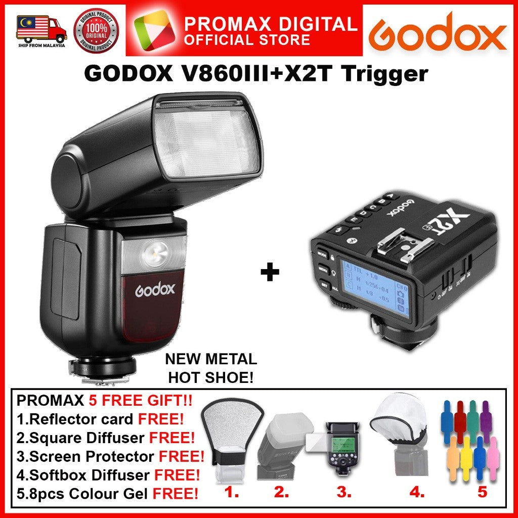 GODOX V860III TTL Speedlite with LI-ION Battery Flash