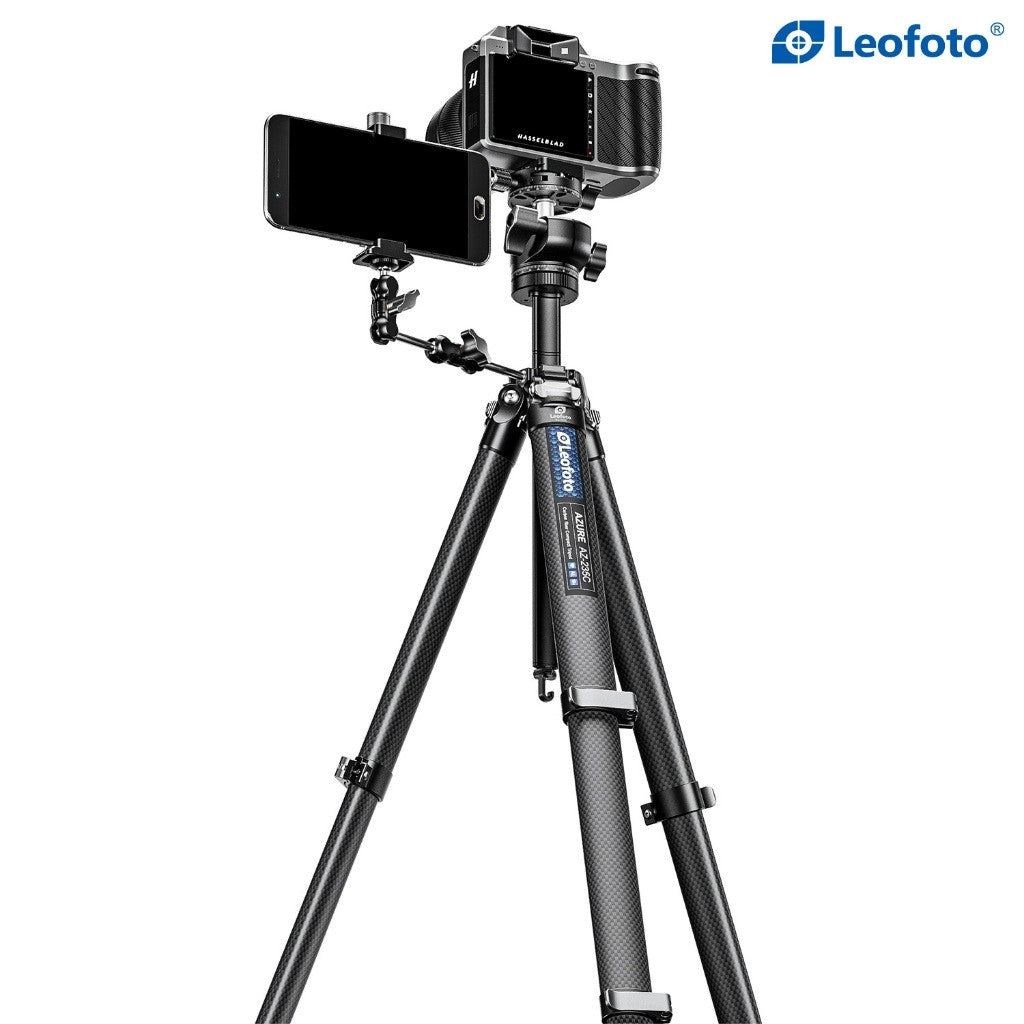 LEOFOTO AZURE TRIPOD AZ-235C and LH30R Ballhead CARBON FIBER TRAVEL TRIPOD