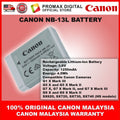 CANON NB-13L RECHARGABLE LITHIUM-ION BATTERY 3.6V 1250mAh 4.5 Wh (NO BOX)