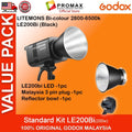 VALUE PACK!! GODOX LE200D LE200Bi LE300Bi LE600Bi  Litemons Bi-Color 2800 - 6500K Studio Light 5600K