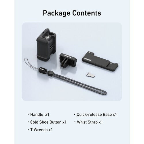 TELESIN S6-FMS-23-TDJ STREET PHOTOGRAPHY GRIP FOR DJI ACTION 3 4 5 PRO TSFMS23-01