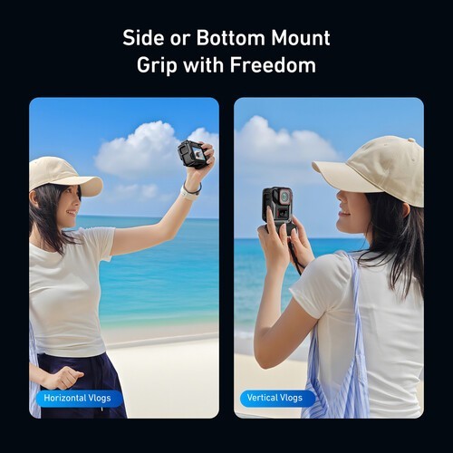 TELESIN S6-FMS-31-TIS STREET PHOTOGRAPHY GRIP SET FOR ACE PRO AND ACE PRO 2 ACTION CAMERA CAGE GRIP