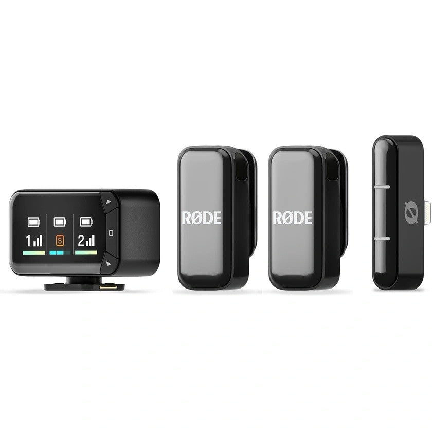 RODE WIRELESS MICRO CAMERA KIT MICROPHONE KIT FOR SMARTPHONES DSLR MIRRORLESS CAMERAS AND PC