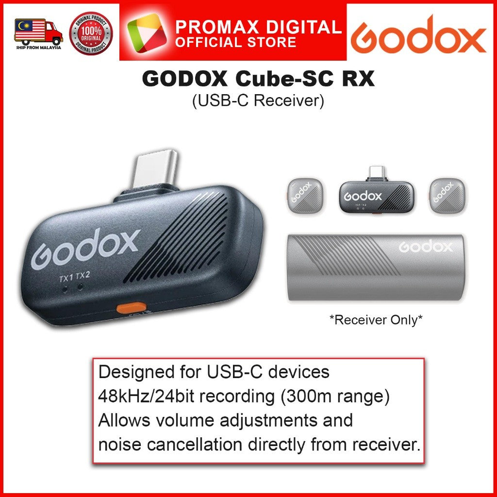 Godox Cube-SC RX USB-C Receiver for USB-C Devices