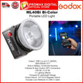 Godox ML40Bi Bi-Color ML40R RGB Portable Full Color LED Light App Controlled 2800K to 6500K