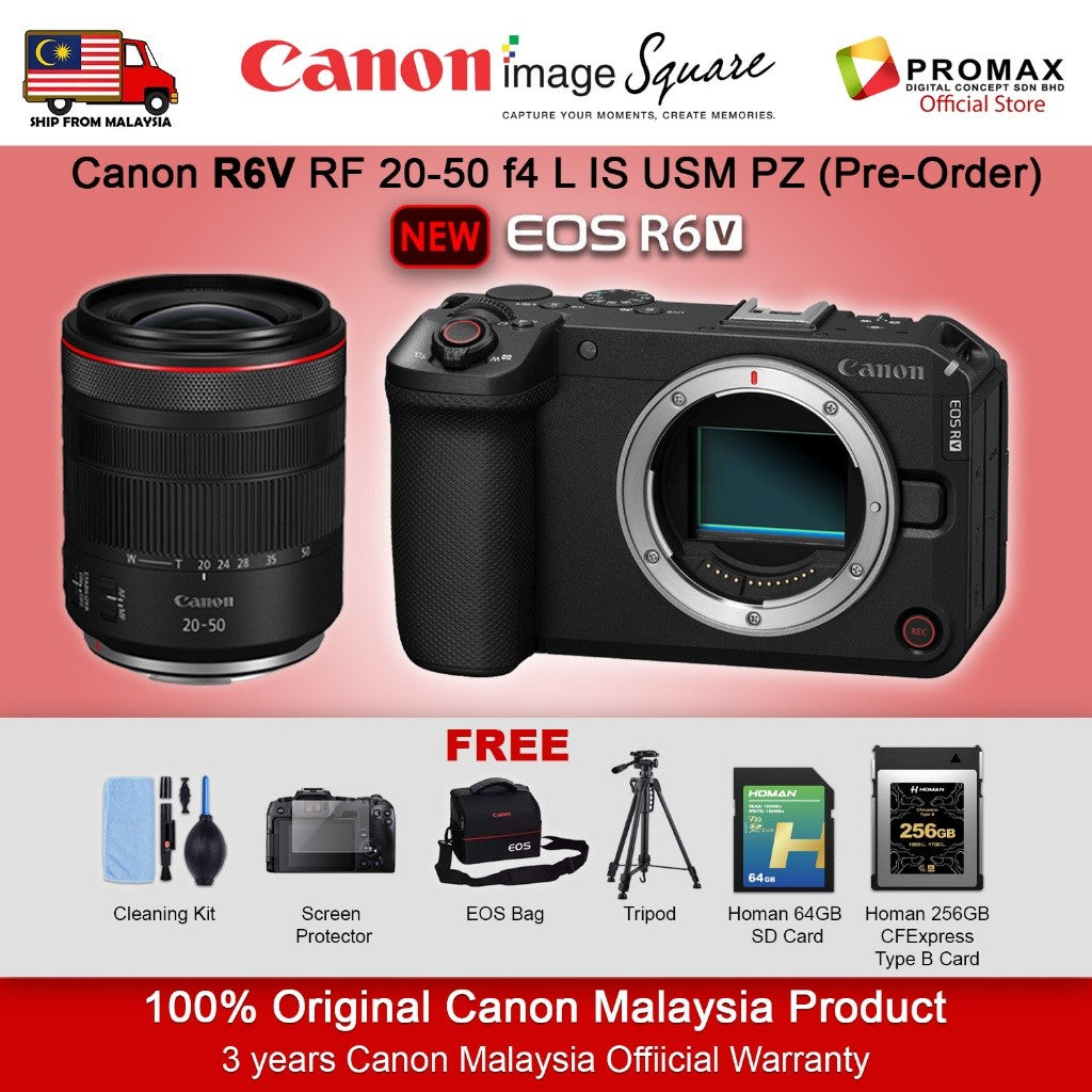 Canon EOS R6V Mirrorless Camera Full-Frame CMOS Sensor 7K30 Open Gate R6 V