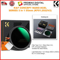 K&F Concept Variable NANO-X Nano-Xcel Series Black Diffusion 1/4 Variable ND2-32 CPL Lens Filter