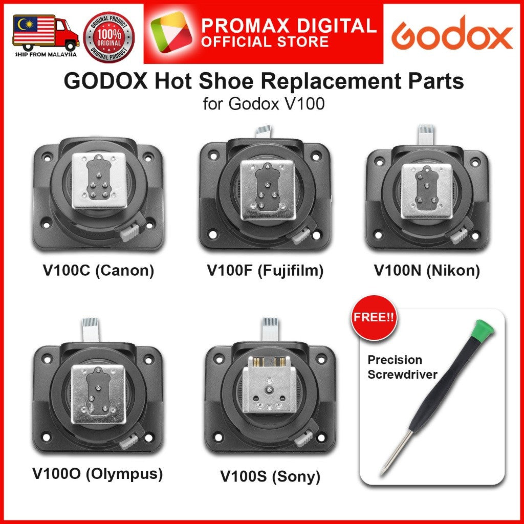 Godox Hot Shoe Replacement Parts V100C V100S V100N V100F V100O Flash Replacement Part