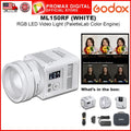 Godox ML150RF RGB LED Video Light Compact Size Godox Mount 14,000 Lux at 1m with ML-Z Zoom Reflector