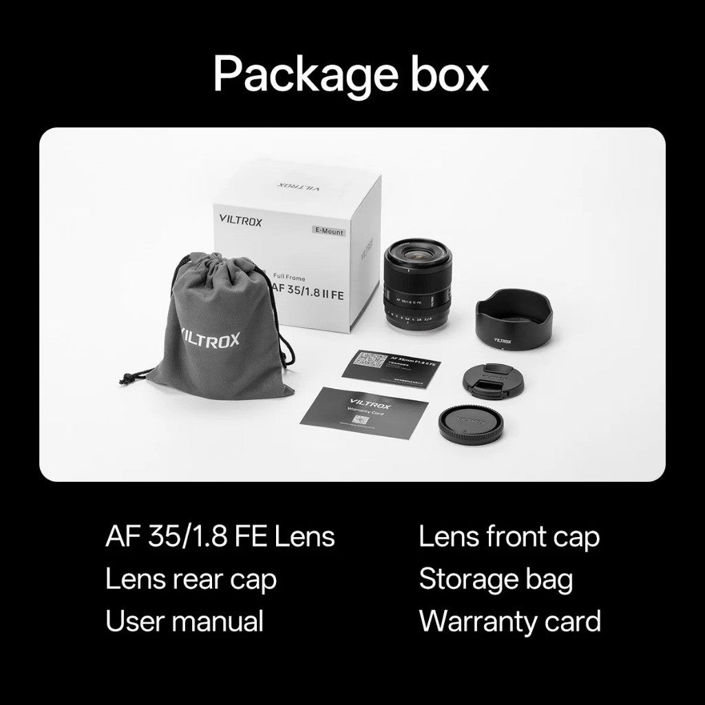 Viltrox AF 35mm F1.8 II EVO Full Frame Lens for Sony E Nikon Z Mount Camera Lens
