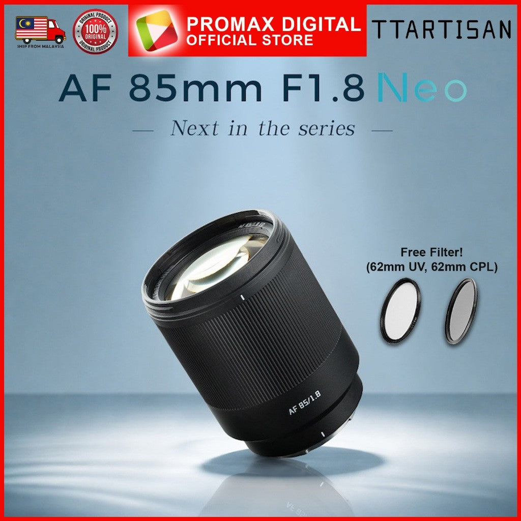 TTArtisan AF 85mm f1.8 NEO Full Frame Prime Lens for E Z Mount