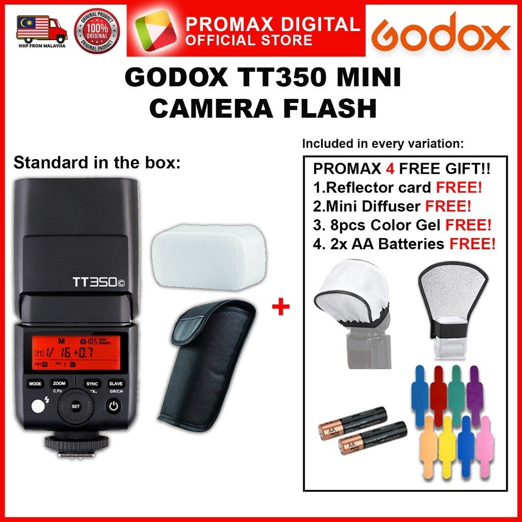 Godox TT350 Mini Thinklite Portable Speedlite Wireless