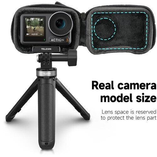 TELESIN OA-BAG-002 PROTECTIVE CASE FOR DJI OSMO ACTION 3 & 4 CAMERA CASE FOR DJI OSMO