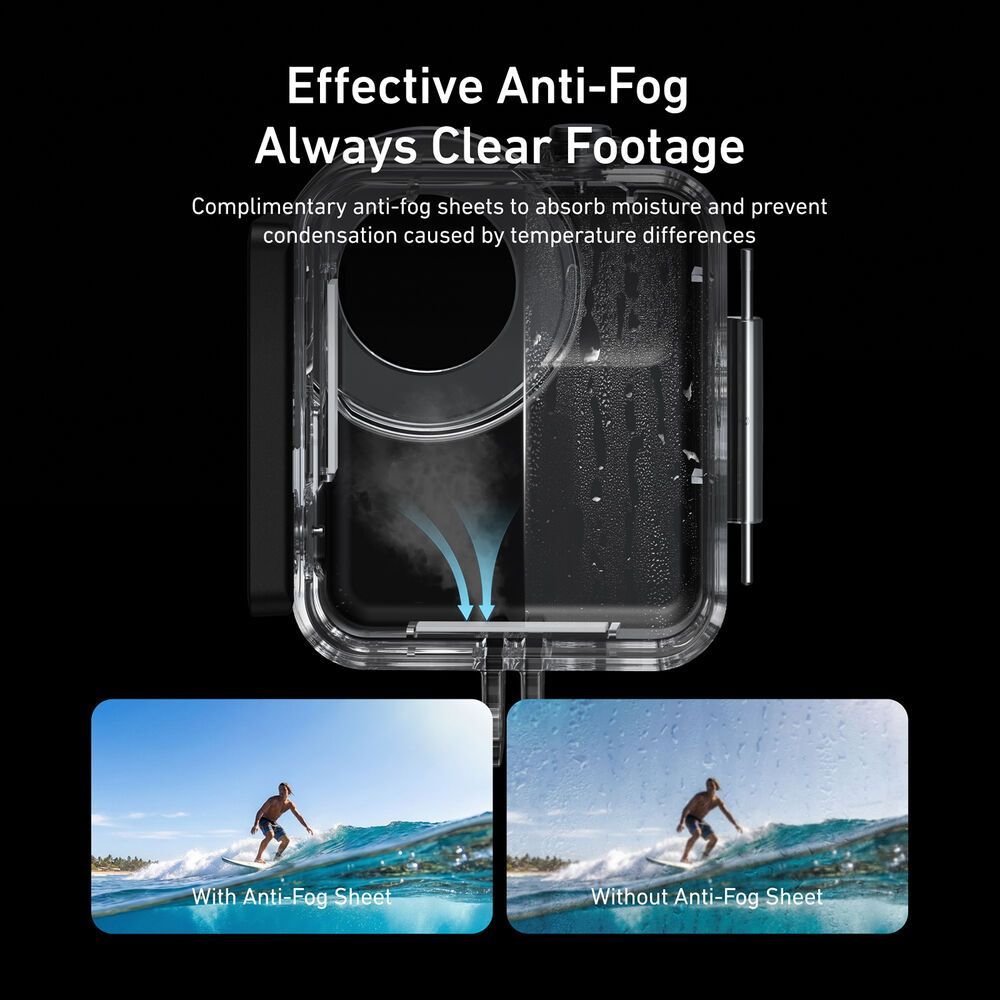 TELESIN S4-WTP-13-TDJ WATERPROOF DIVE CASE FOR OSMO NANO CAMERA CASING