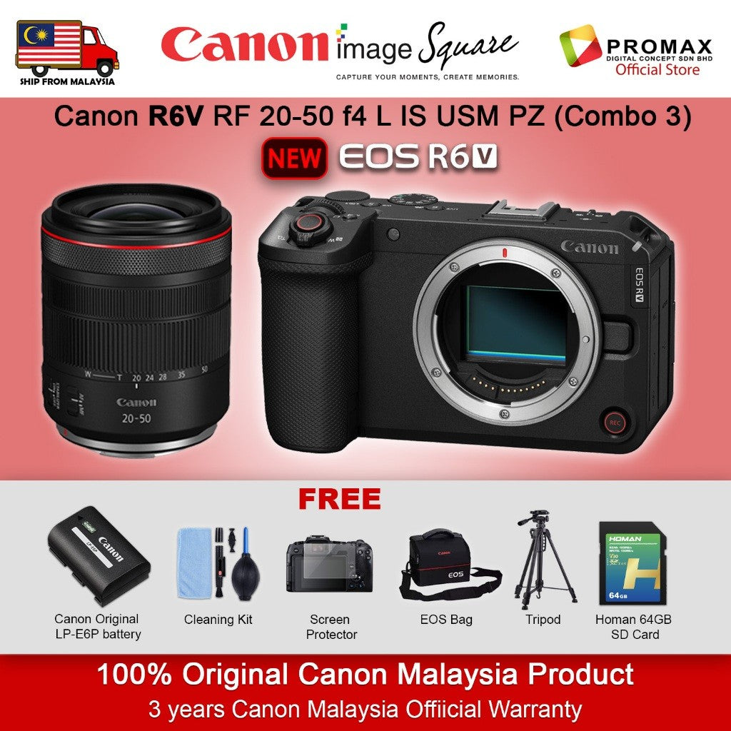 Canon EOS R6V Mirrorless Camera Full-Frame CMOS Sensor 7K30 Open Gate R6 V