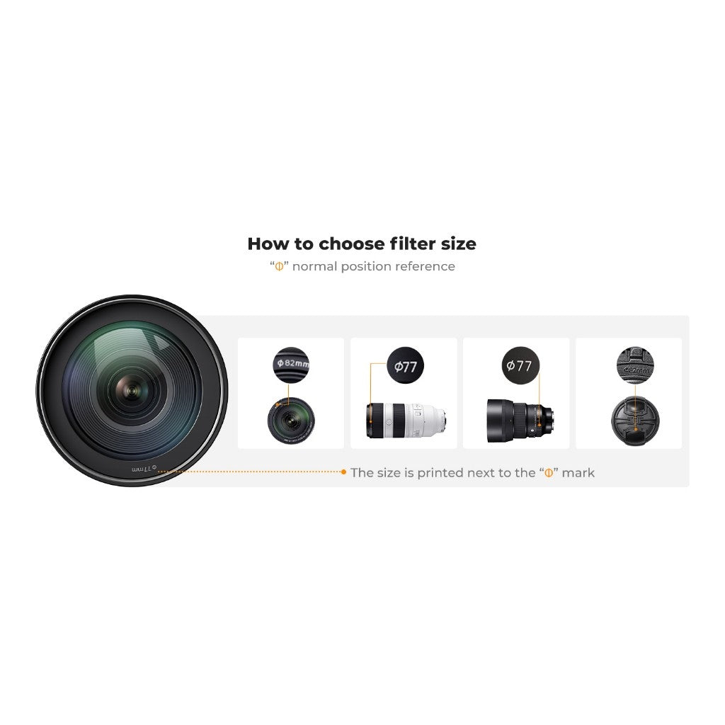 K&F Concept Variable NANO-X Nano-Xcel Series Black Diffusion 1/4 Variable ND2-32 CPL Lens Filter