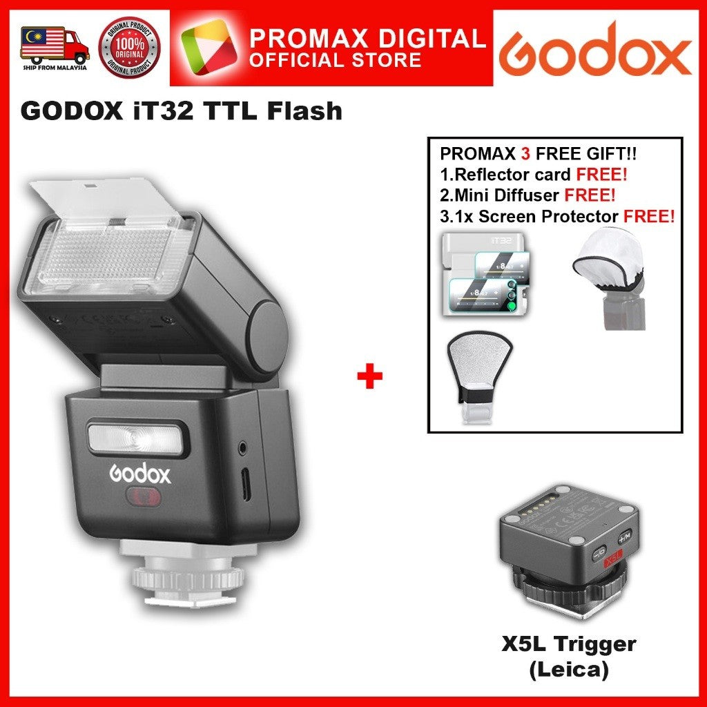 GODOX iT32 TTL Flash with X5 Trigger