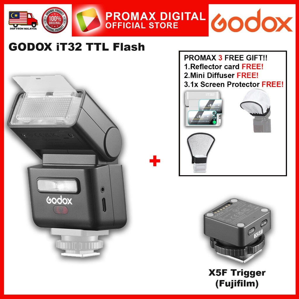 GODOX iT32 TTL Flash with X5 Trigger