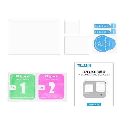 TELESIN S6-FLM-07-TGP TEMPERED GLASS SCREEN PROTECTOR FOR GOPRO HERO 13