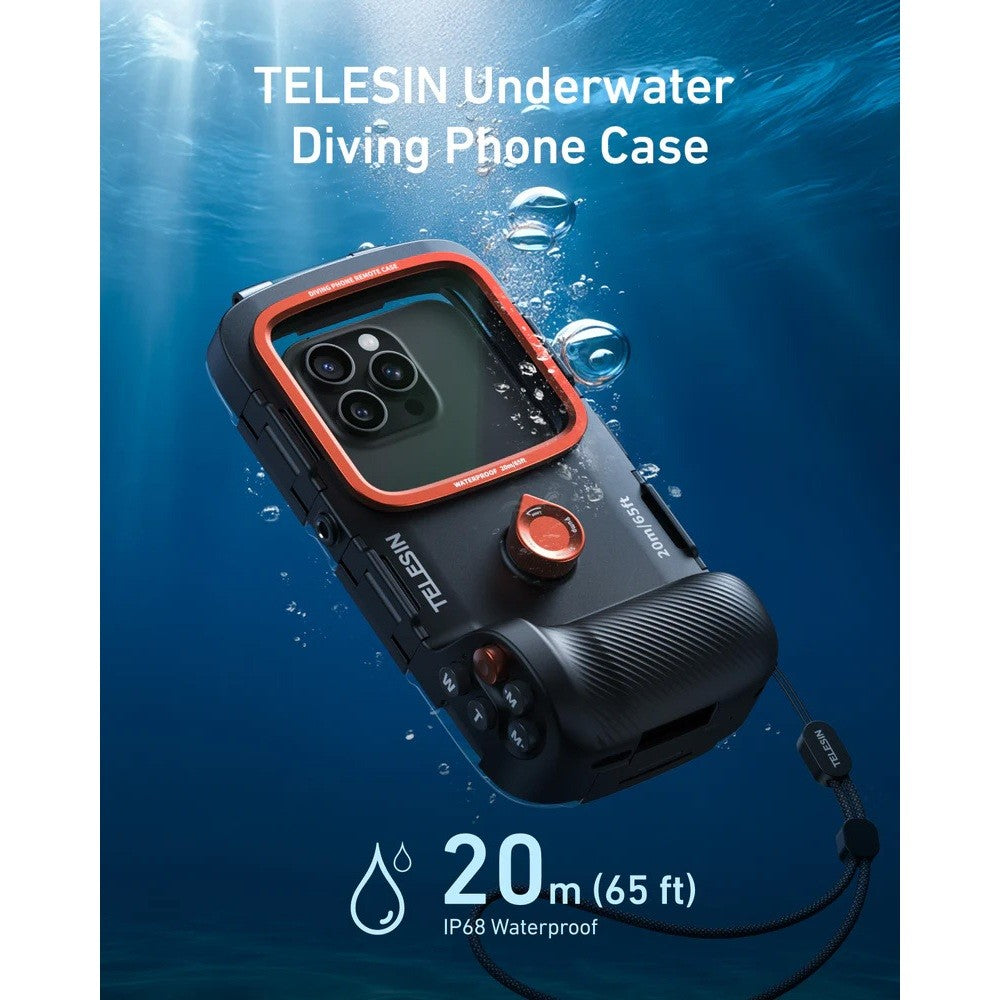 TELESIN P4-WTP-06 UNDERWATER DIVING CASE FOR MOBILE PHONES