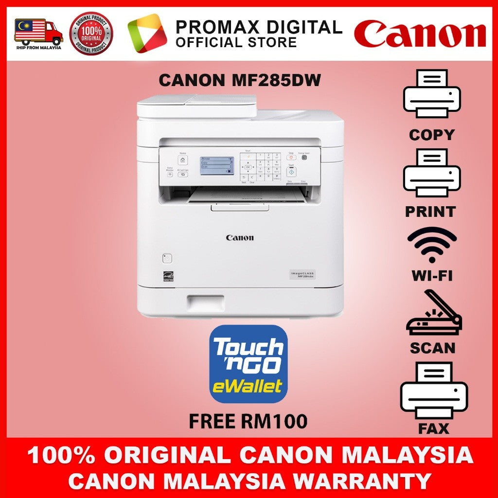 CANON imageCLASS MF275DW/ MF284DW Wireless 4-in-1 Monochrome Multifunction for Home and Small Offices Printer