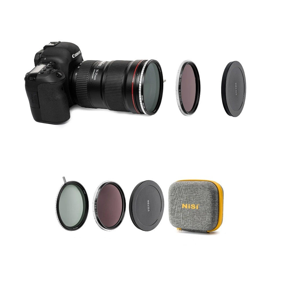 NISI TRUE COLOR PRO NANO SWIFT VND KIT 1-9 STOPS (0.3-2.7) ND FILTER 67mm 72mm 77mm 82mm 95mm
