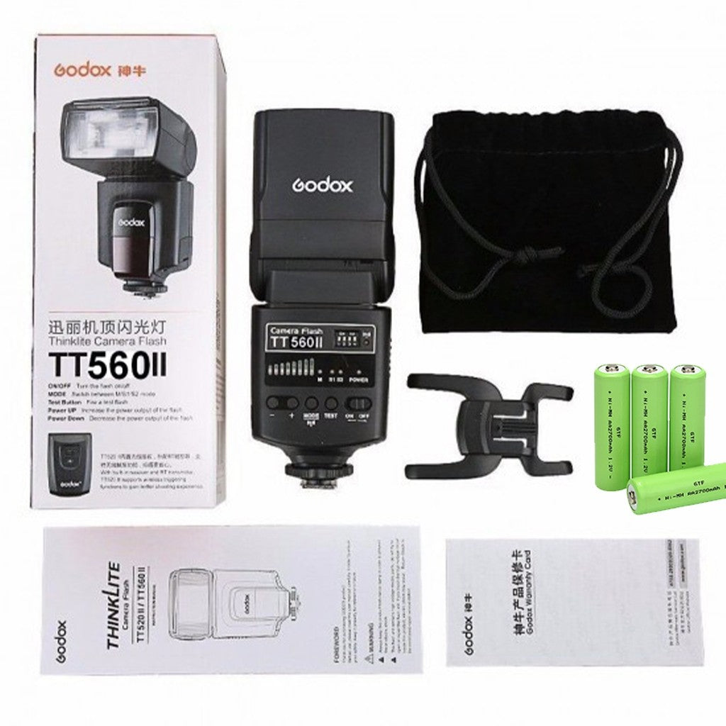 Godox TT520III / TT560II Camera Flash Speedlight free Wireless Flash Trigger tt520 iii tt560 ii