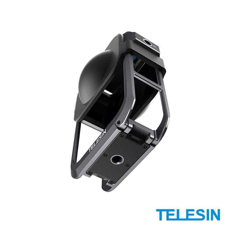 TELESIN S6-FMS-30-TDJ RABBIT CAGE FOR DJI OSMO 360 WITH LENS COVER COLD SHOE MOUNT PROTECTION CASE