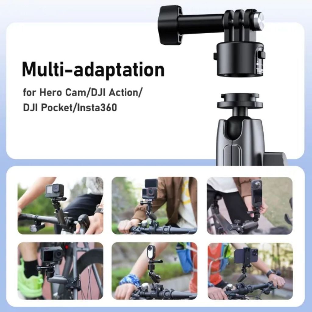 TELESIN S3-HBM-01 QUICK RELEASE UNIVERSAL TUBE CLAMP FOR CAMERA
