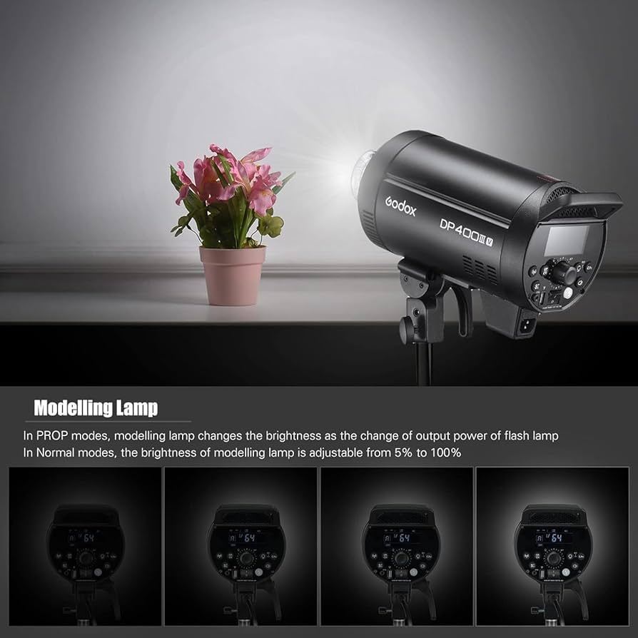 GODOX DP800III-V STUDIO FLASH WITH LED 20W MODELLING LAMP BOWEN S ACCESSORY MOUNT DP800 DP800V