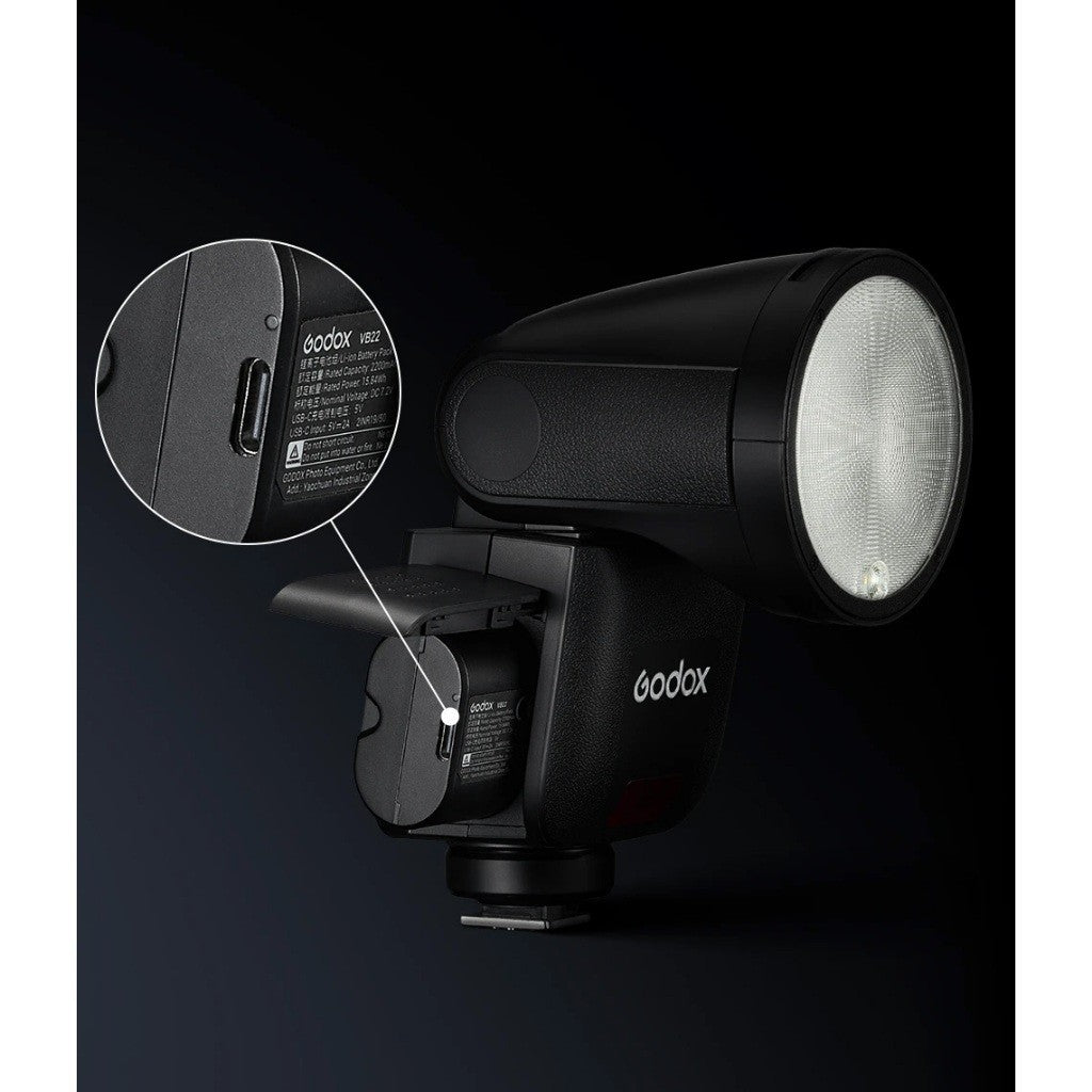 GODOX V1 mid TTL ON CAMERA FLASH FOR MIRRORLESS CAMERA V1Mid S C F N O
