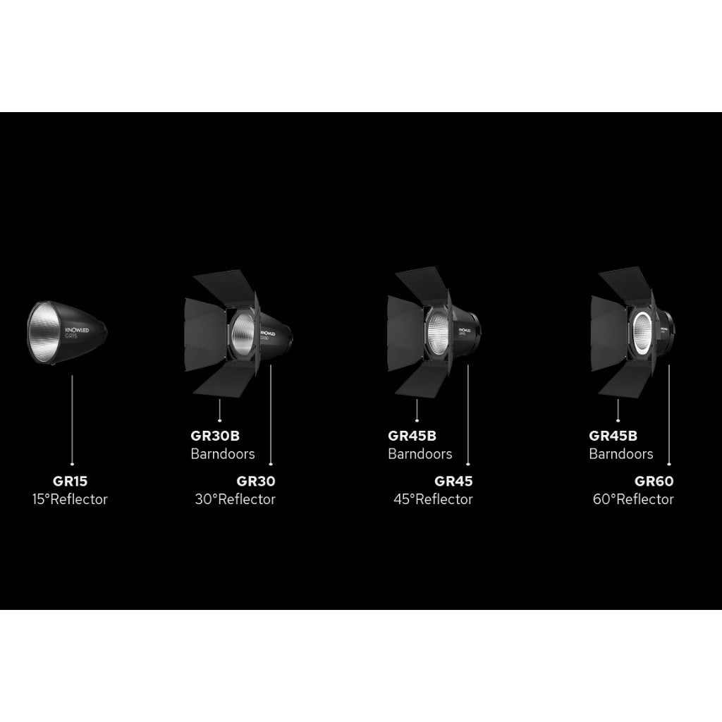 GODOX GR15 RFLECTOR FOR KNOWLED MG1200Bi LED LIGHT 15 Degrees