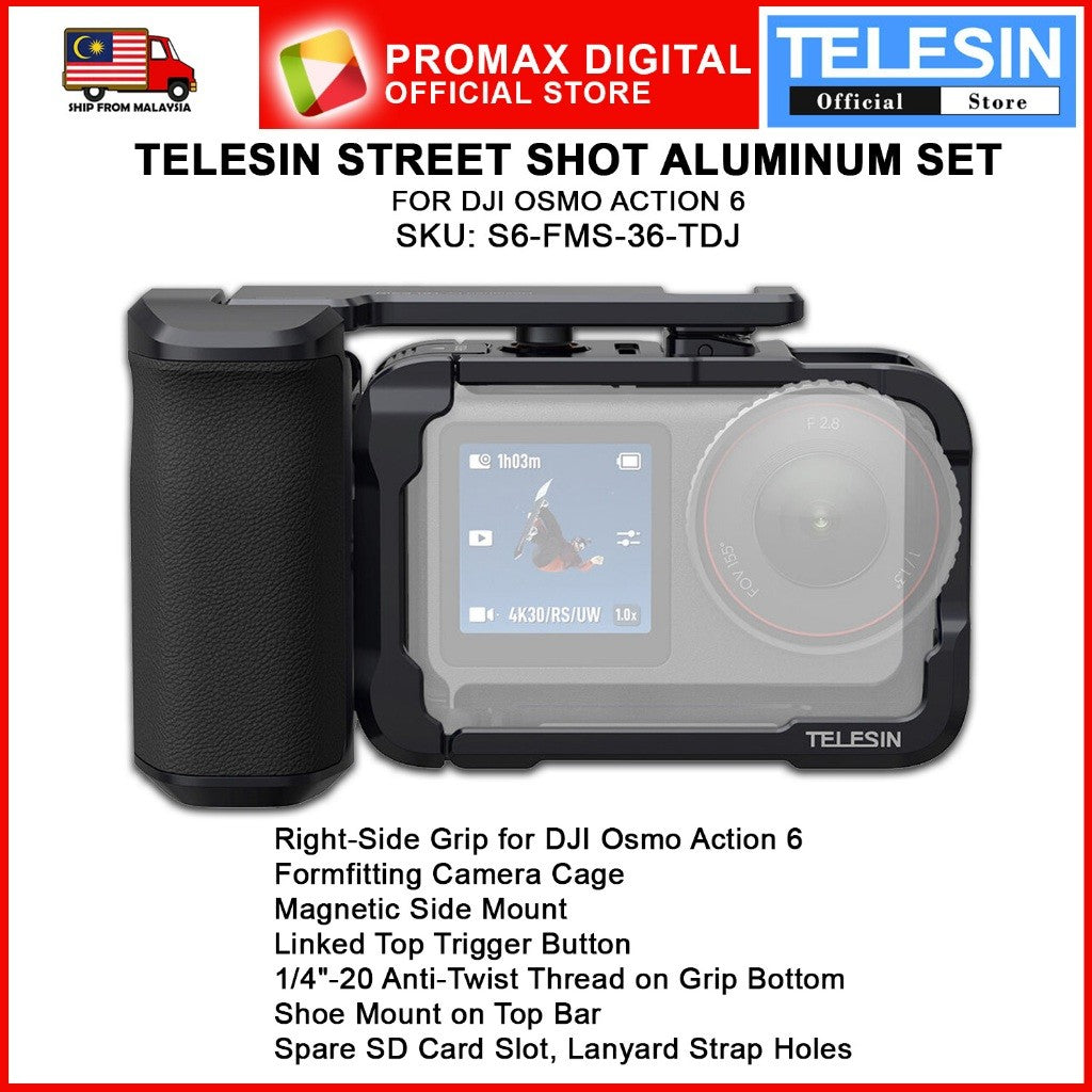 TELESIN S6-FMS-36-TDJ STREET SHOT ALUMINUM SET-PLUME AIR