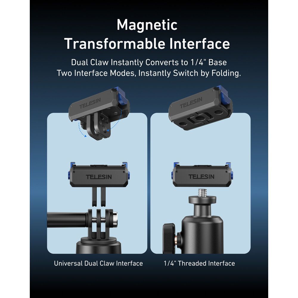 TELESIN S7-JBK-15-TDJ MAGNETIC QUICK RELEASE MOUNT