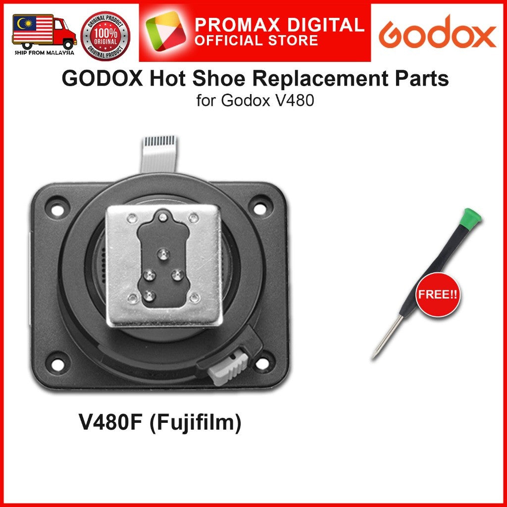 Godox Hot Shoe Replacement Parts for V480 Canon Sony Nikon Fujifilm Olympus