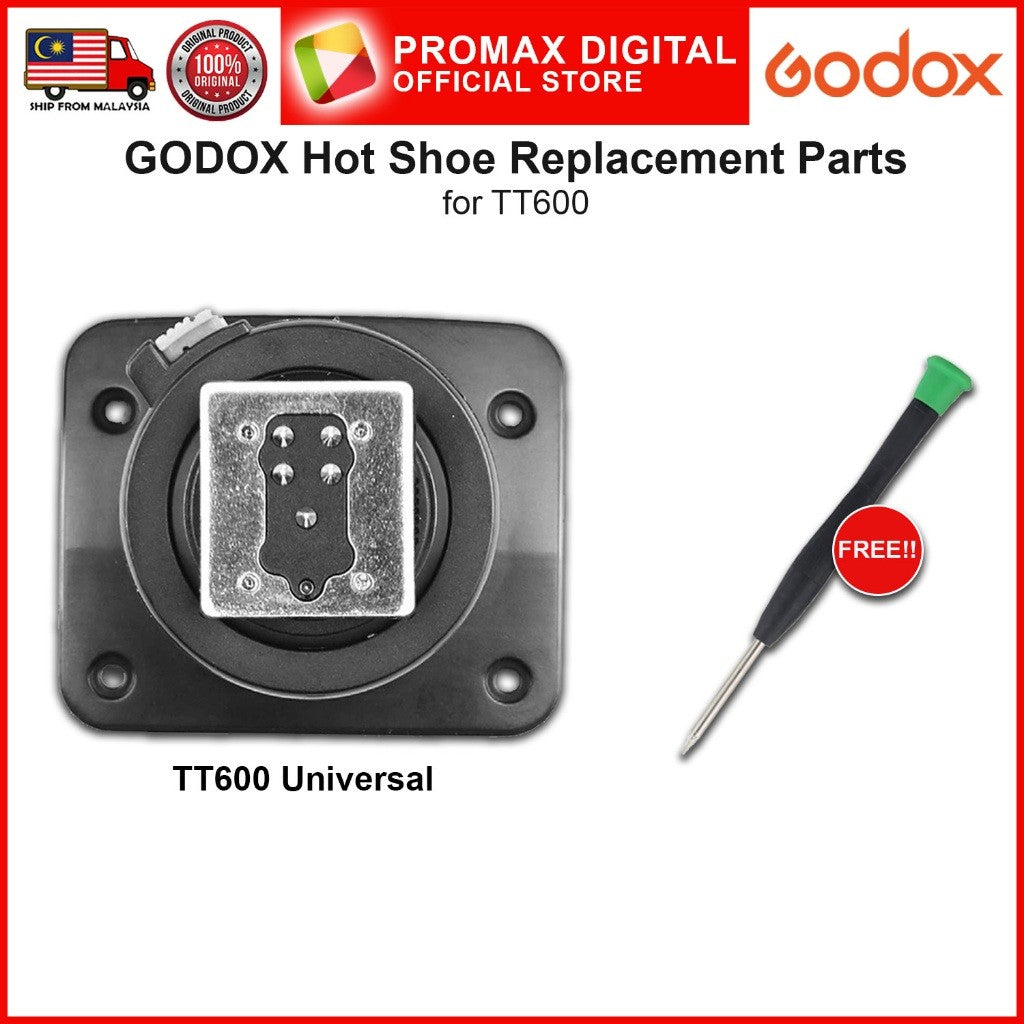 Godox Hot Shoe Replacement Parts for TT600 TT600S Canon Nikon Sony Fujifilm Panasonic Olympus
