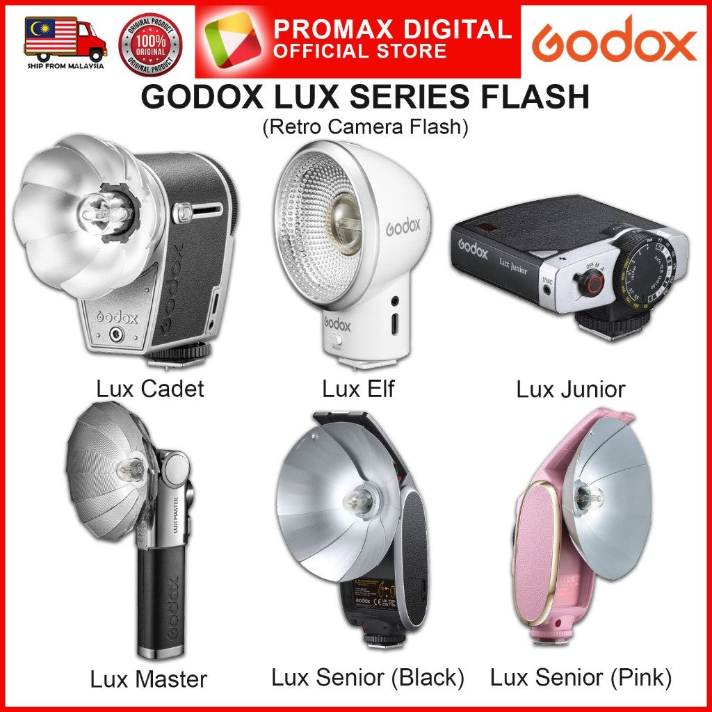 Godox Lux Series Lux Junior Senior Cadet Master Retro Camera Flash