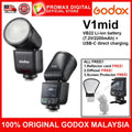GODOX V1 mid TTL ON CAMERA FLASH FOR MIRRORLESS CAMERA V1Mid S C F N O