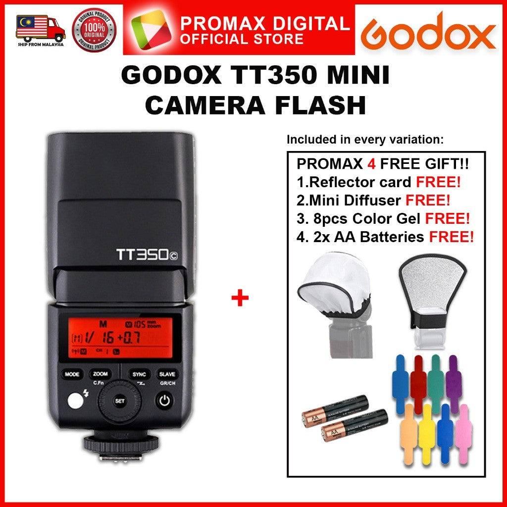 Godox TT350 Mini Thinklite Portable Speedlite Wireless