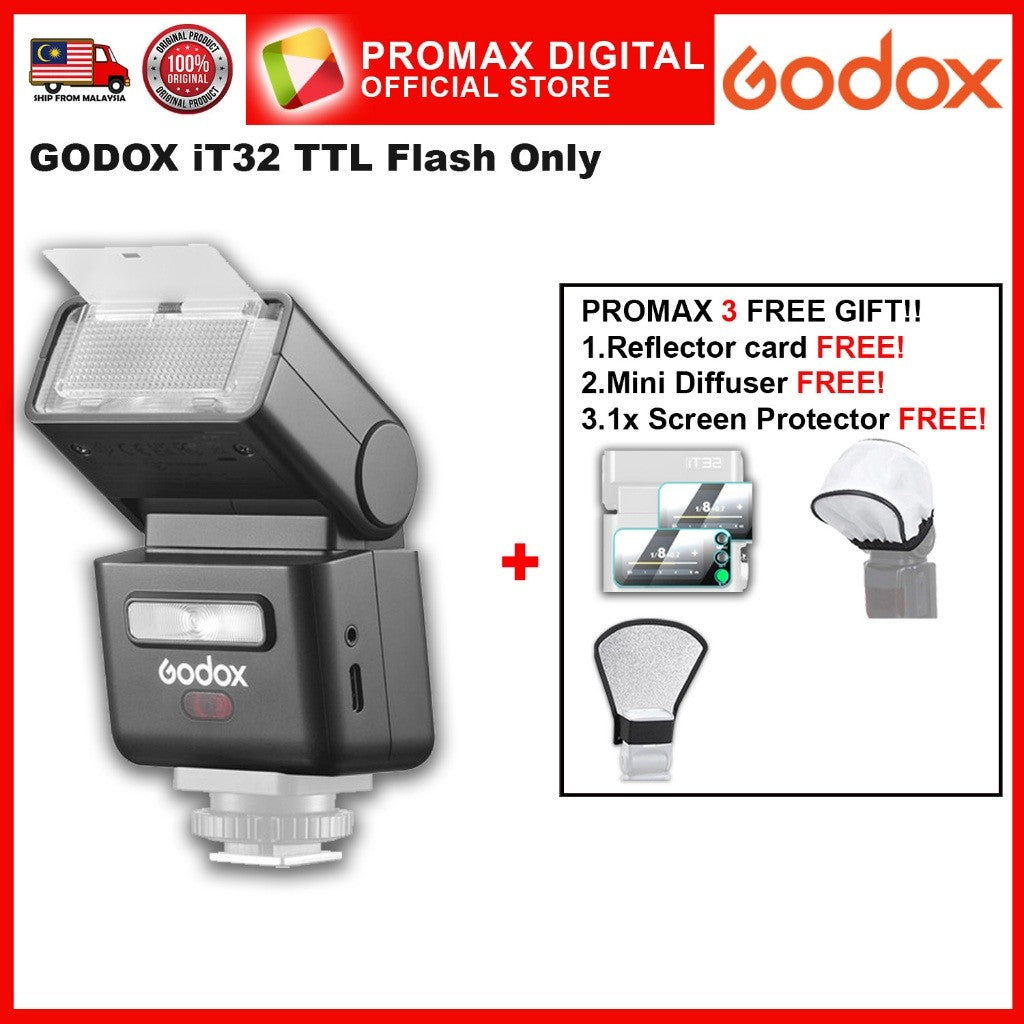GODOX iT32 TTL Flash with X5 Trigger