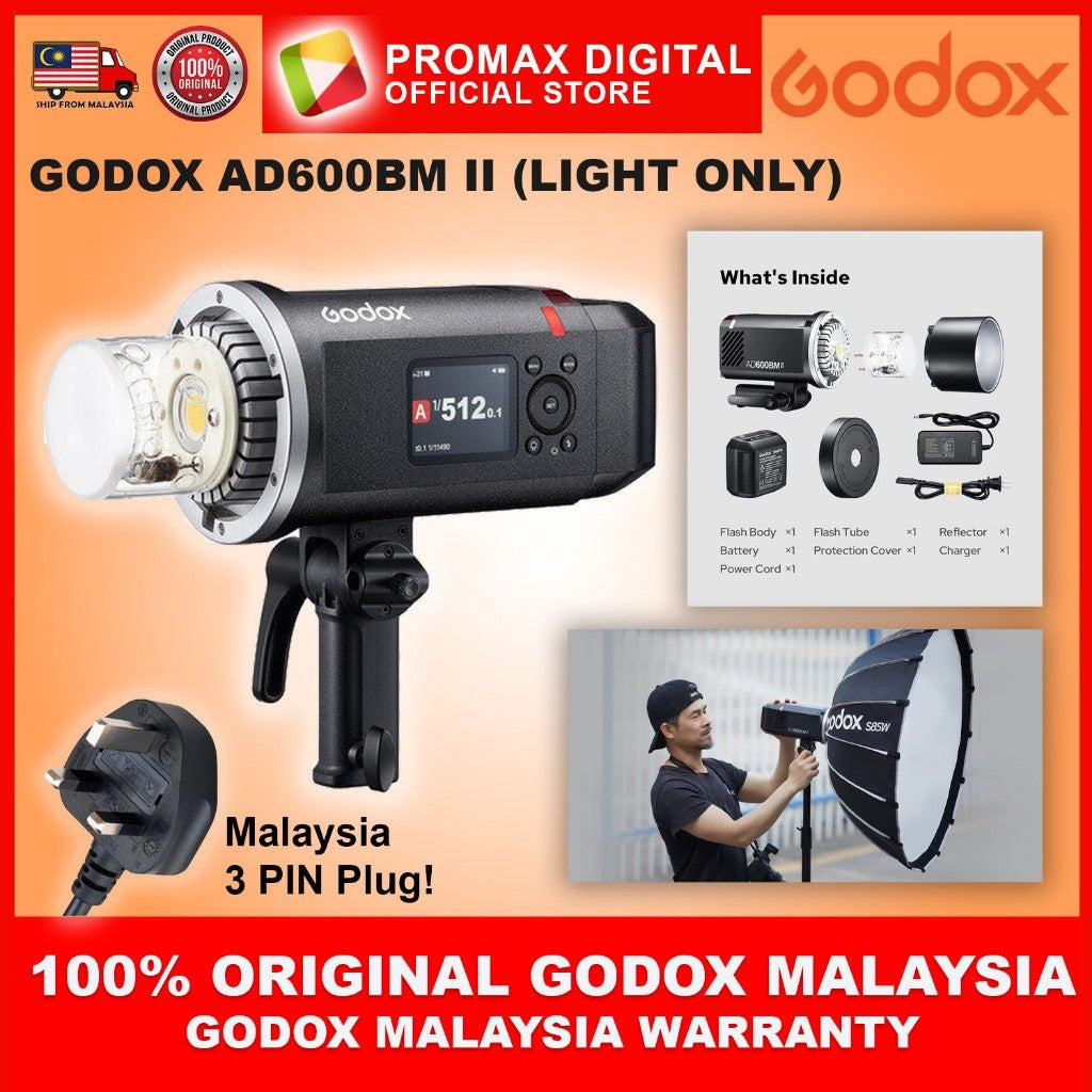 GODOX AD600BMII WITH WB87B BATTERY LANTERN OCTA 95cm 60x90cm Softbox AD600BM II AD600BM 2