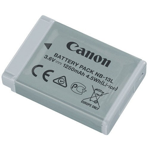 CANON NB-13L RECHARGABLE LITHIUM-ION BATTERY 3.6V 1250mAh 4.5 Wh (NO BOX)